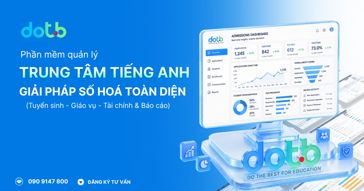 Top 13 Phần Mềm Quản Lý Trung Tâm Tiếng Anh Uy Tín Nhất 2026