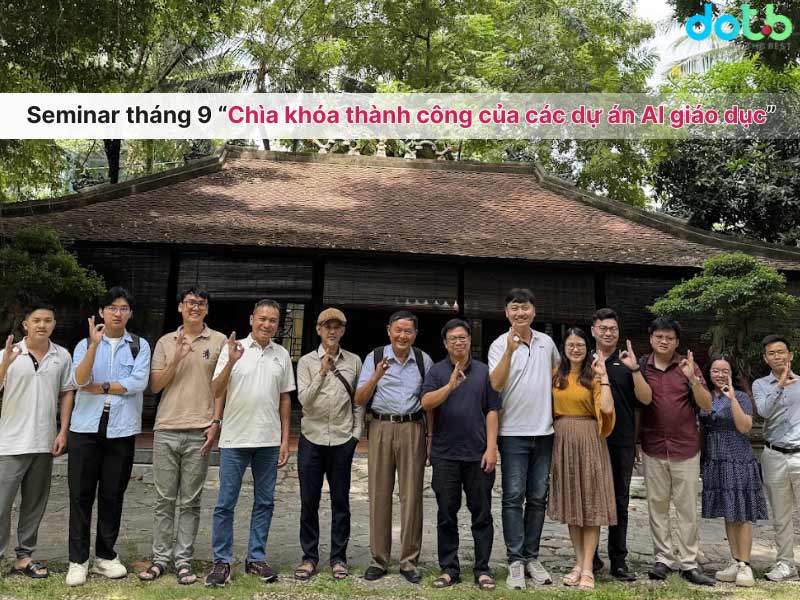 Seminar tháng 9 “Chìa khóa thành công của các dự án AI giáo dục” 