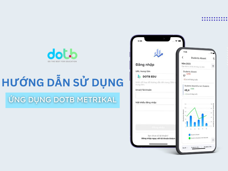 Giới thiệu ứng dụng DotB Metrikal