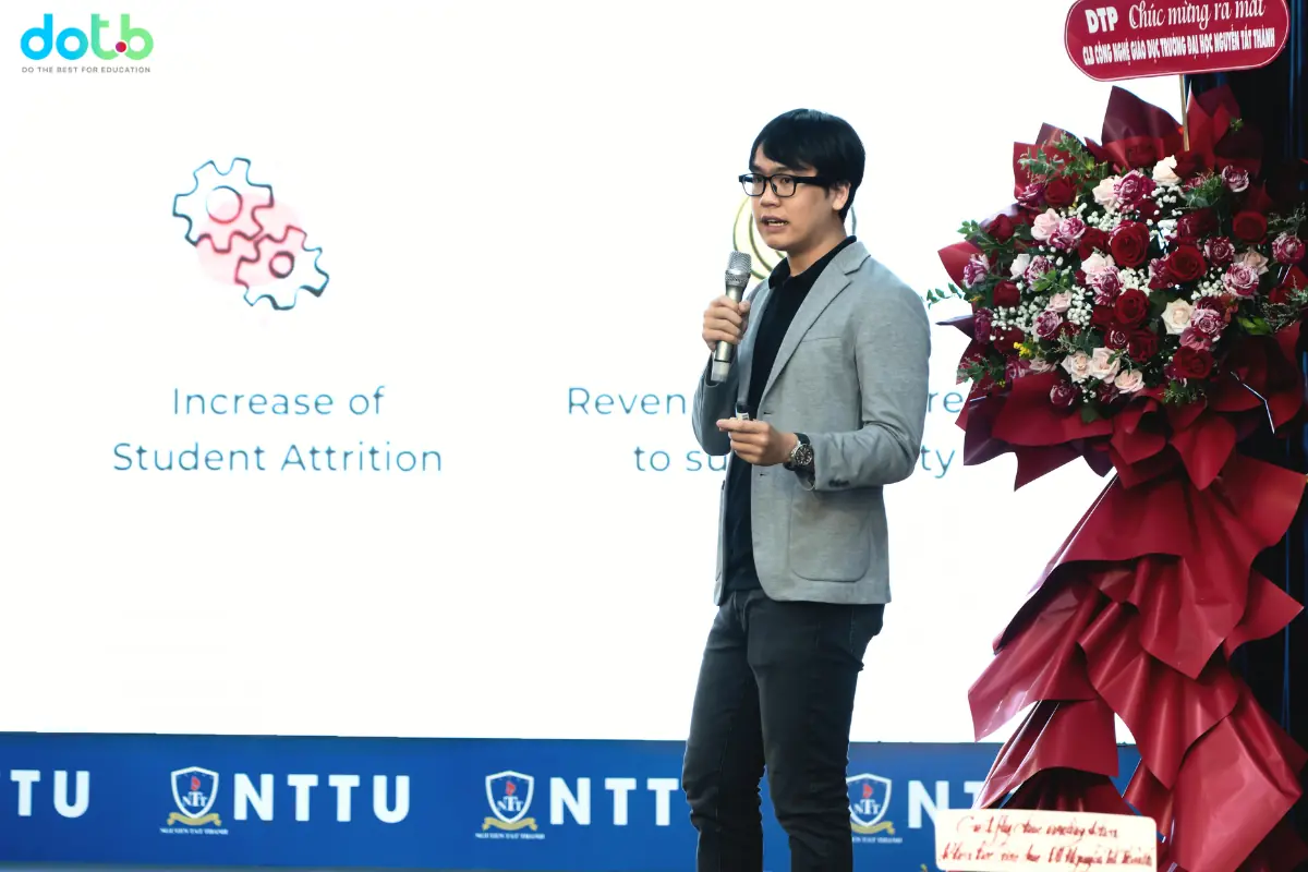 CTO DotB - Nguyễn Hữu Lập chia sẻ tại Workshop "Ứng dụng công nghệ trong giáo dục hiện đại"