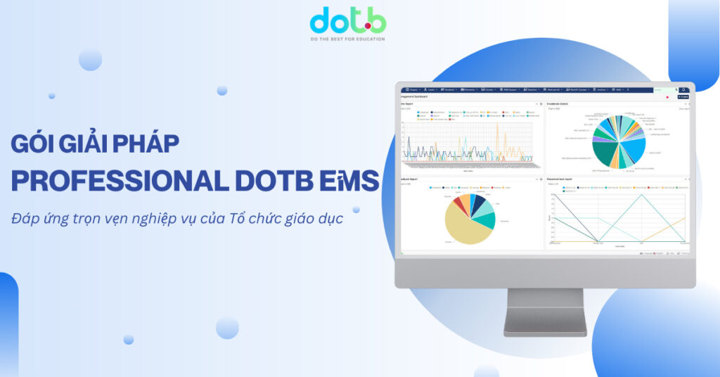 Gói giải pháp Professional DotB EMS đáp ứng trọn vẹn nghiệp vụ của Tổ chức giáo dục