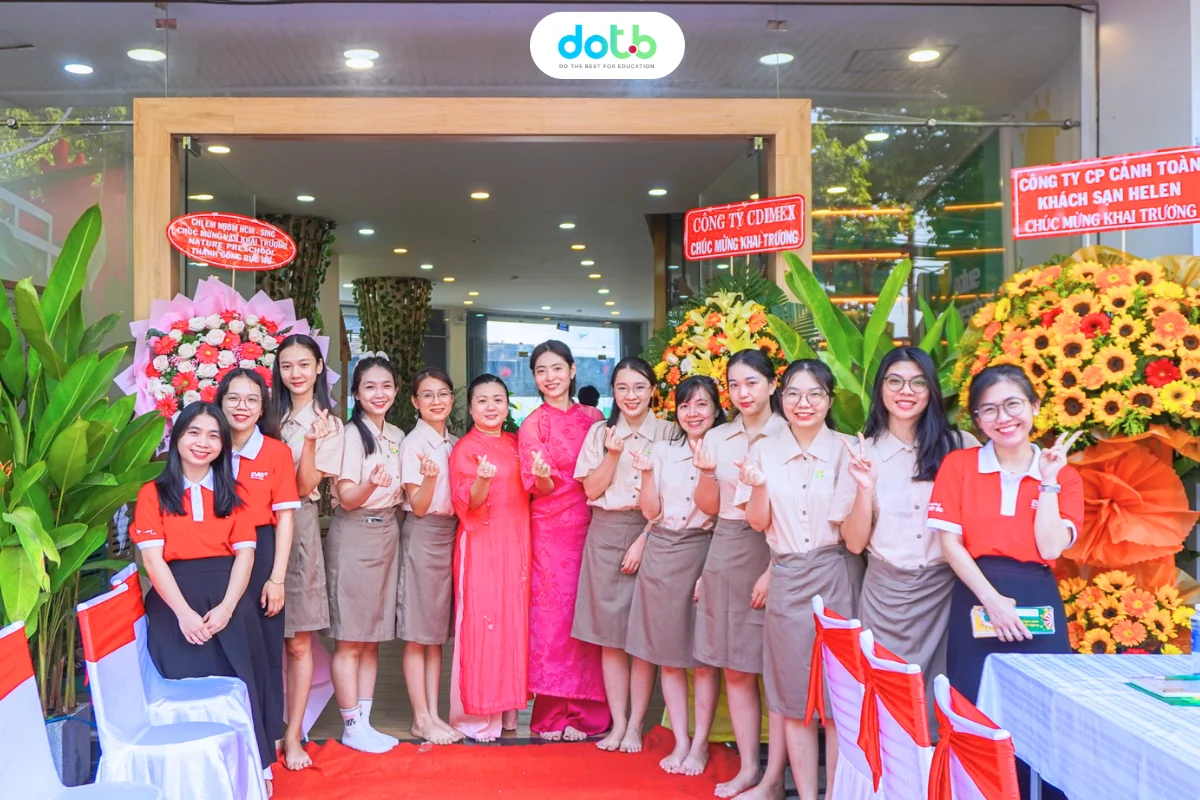 DotB gửi lời chúc Khai trương Hồng Phát đến trường mầm non Nature Preschool