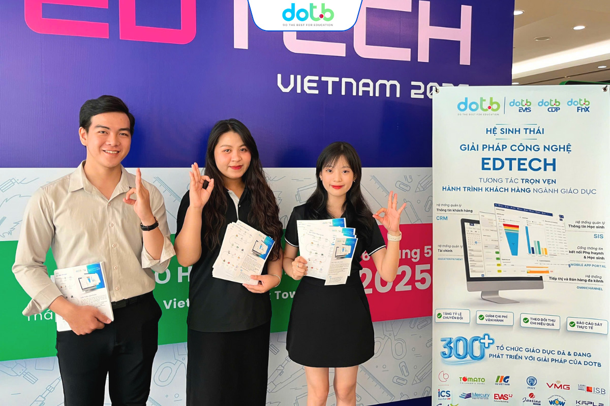 DotB tham dự sự kiện công nghệ giáo dục “Edtech Vietnam 2025”: Đổi mới phương thức dạy & học cho Tiểu học, Trung học 5 DotB – Đồng hành cùng hành trình chuyển đổi số giáo dục
