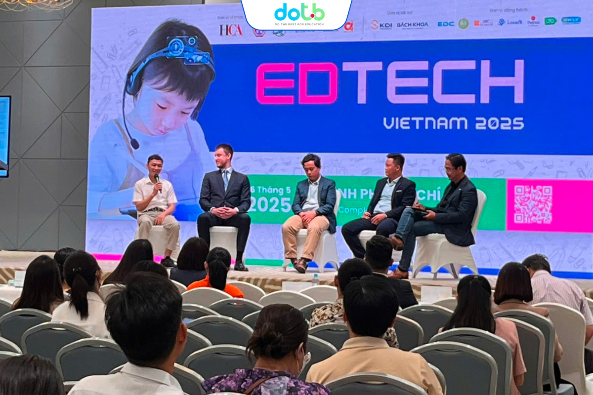 DotB tham dự sự kiện công nghệ giáo dục “Edtech Vietnam 2025”: Đổi mới phương thức dạy & học cho Tiểu học, Trung học 4 Sự kiện công nghệ giáo dục Việt Nam, định hướng chuyển đổi số mô hình giáo dục Tp.Hồ Chí Minh
