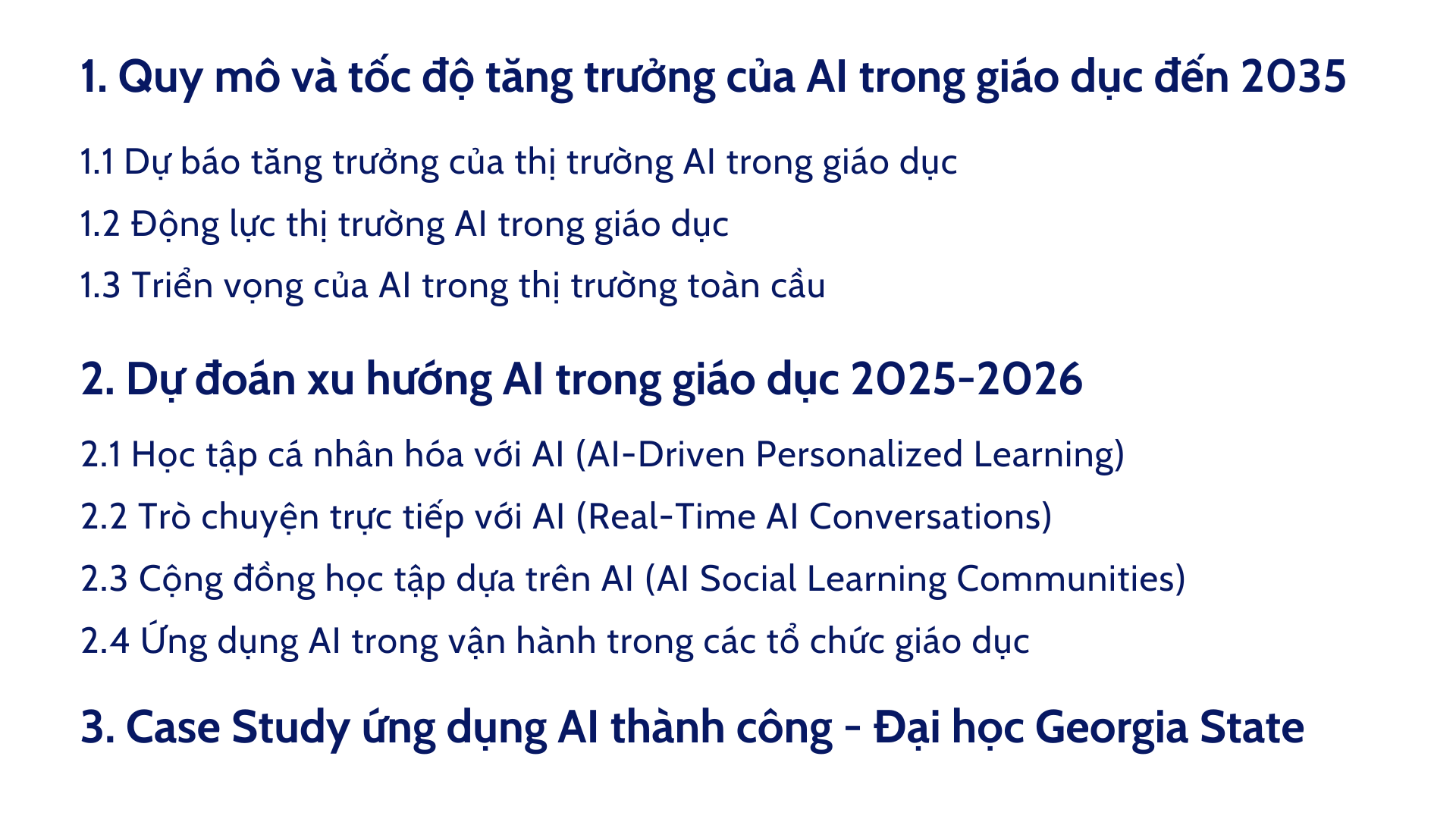 Xu hướng ứng dụng trí tuệ nhân tạo trong giáo dục 2025 -2026