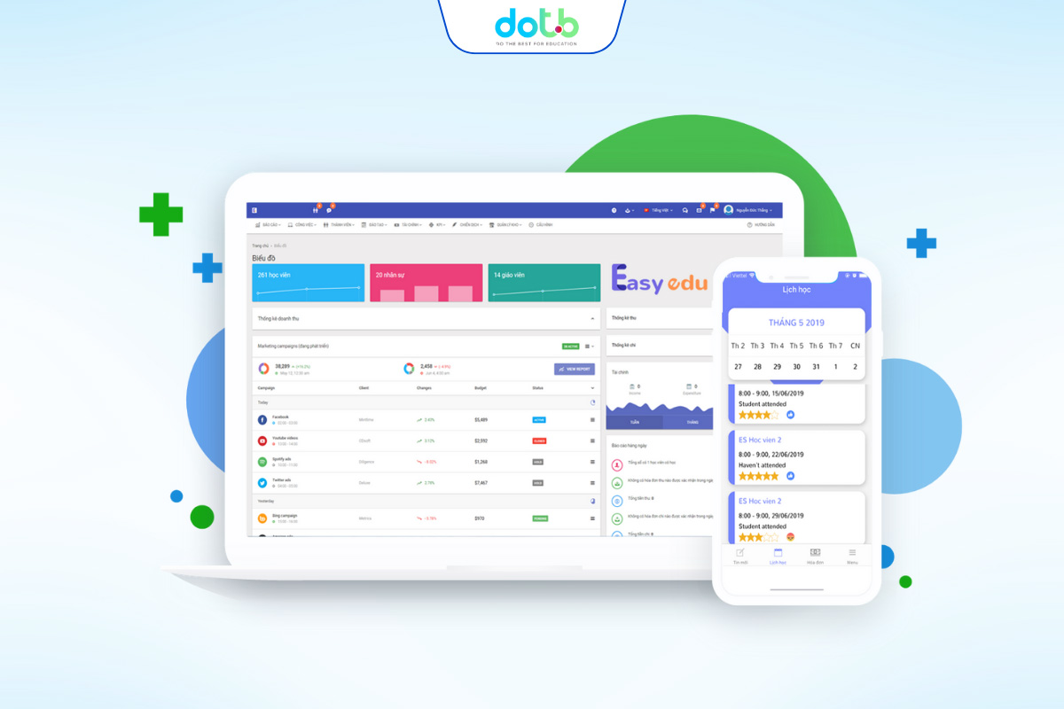 Phần mềm quản lý học sinh tiểu học Easy Edu
