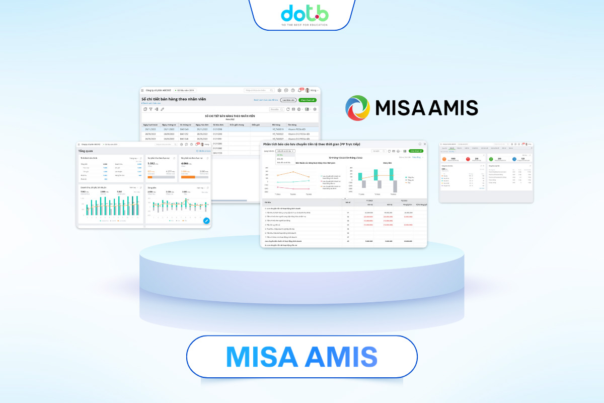 Phần mềm quản lý doanh thu MISA AMIS giúp doanh nghiệp tối ưu vận hành và minh bạch tài chính