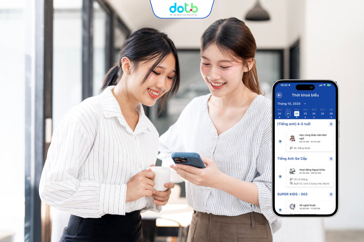 Phần mềm xếp thời khóa biểu tích hợp sổ liên lạc điện tử giúp phụ huynh theo dõi lịch học chính xác và kịp thời