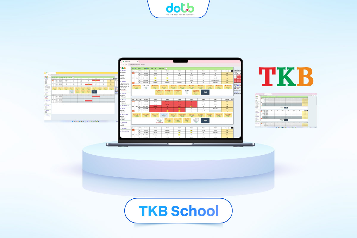 TKB School - phần mềm xếp thời khóa biểu phổ biến tại các trường học Việt Nam, hỗ trợ sắp xếp lịch dạy tự động