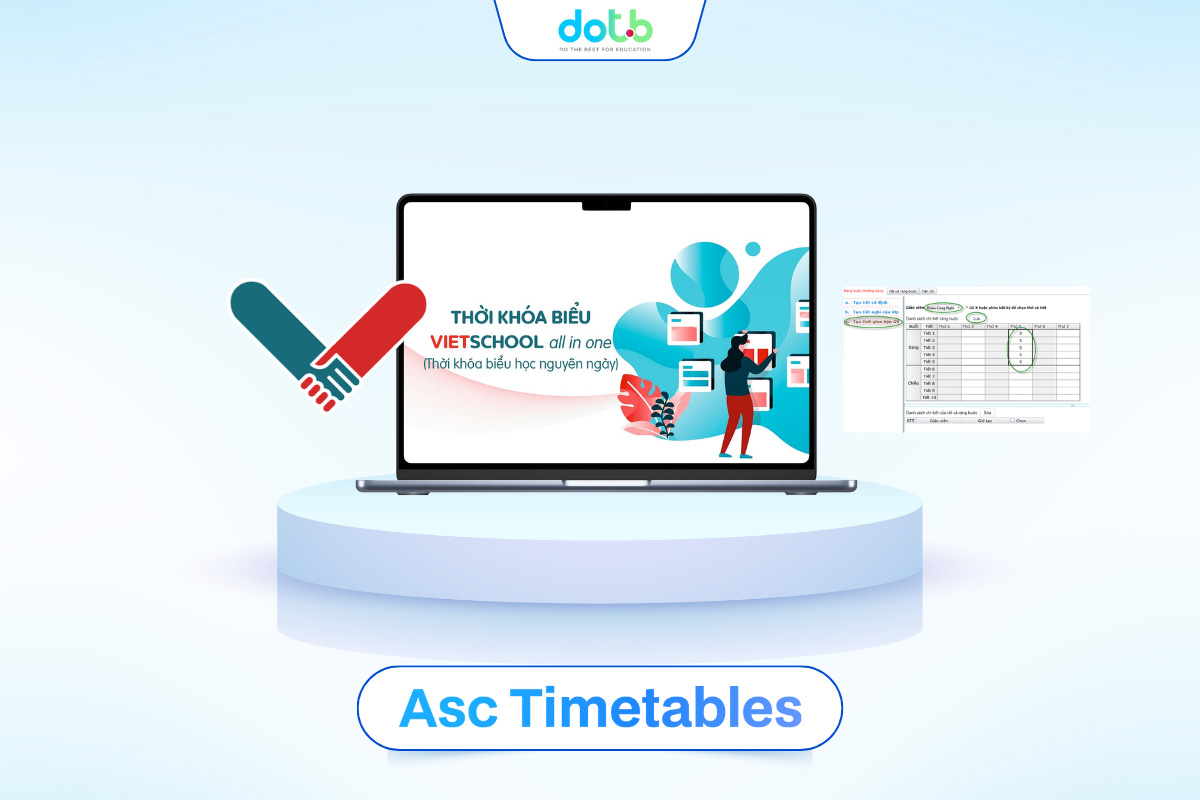 VietSchool – phần mềm xếp thời khóa biểu tự động tích hợp quản lý trường học, điểm danh và học bạ điện tử