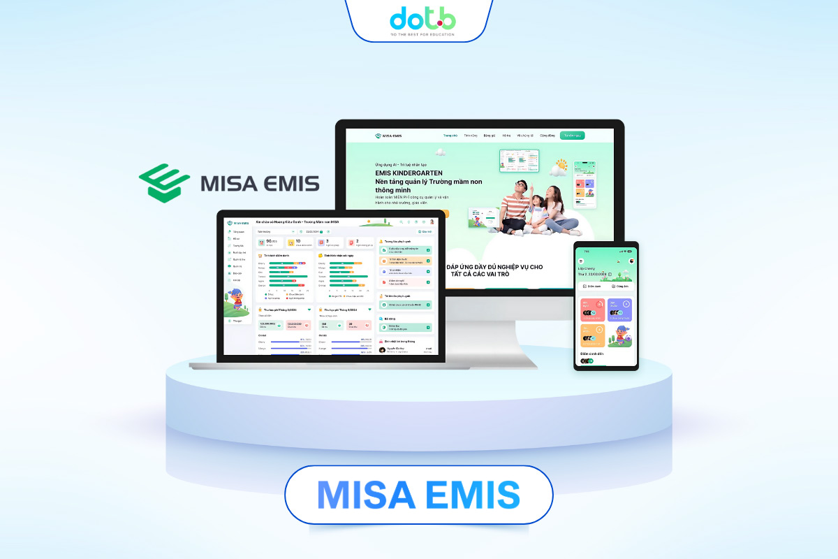 Phần mềm giáo dục MISA EMIS hỗ trợ quản lý từ hồ sơ đến tài chính