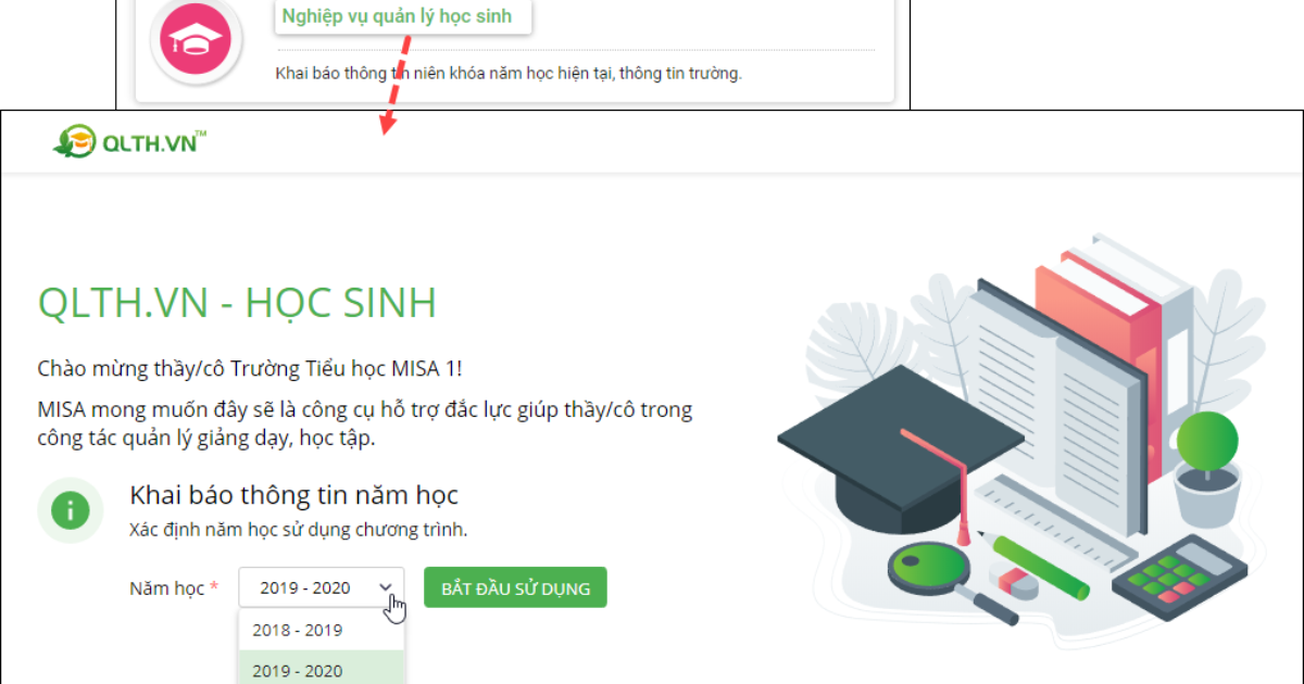QLTH.vn - Phần mềm quản lý thông tin học sinh khối công lập