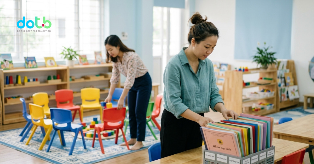 Trường mầm non cần làm gì ngay sau khi kết thúc mùa tuyển sinh?
